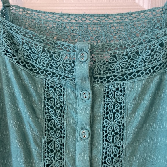 ONeill Shirt size XS brand new length 13” bust 30” teal color - Picture 2 of 13